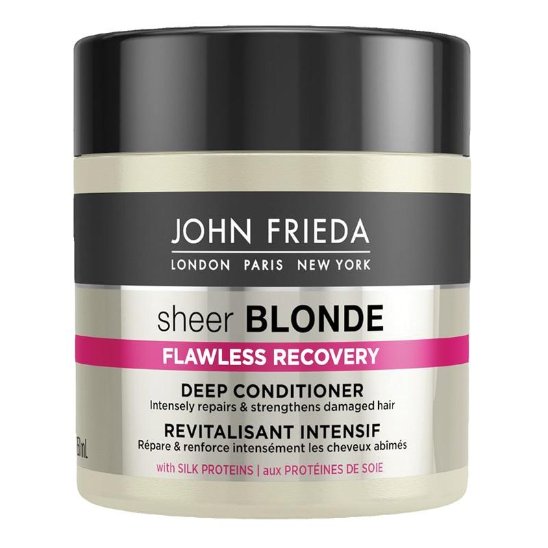 John Frieda Маска Sheer Blonde восстанавливающая для сильно поврежденных волос 150 мл банка