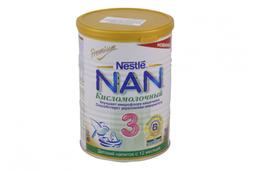 Детское питание Nan 3 Кисломолочный смесь сухая 400 г