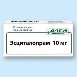 Эсциталопрам таб.п.п.о.10 мг 28 шт