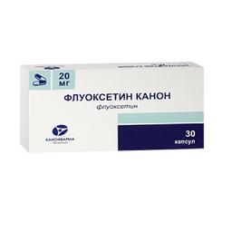 Флуоксетин Канон капсулы 20 мг 30 шт