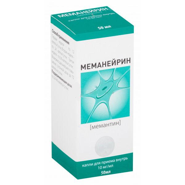 Меманейрин капли для приема внутрь 10 мг/ мл фл.50 мл