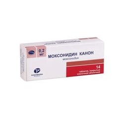 Моксонидин Канон таблетки 200 мкг 14 шт