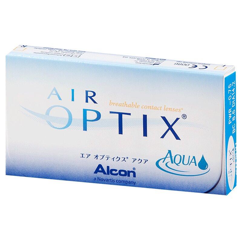 Линза контактная Air Optix Aqua BC=8,6 -1,25 6 шт