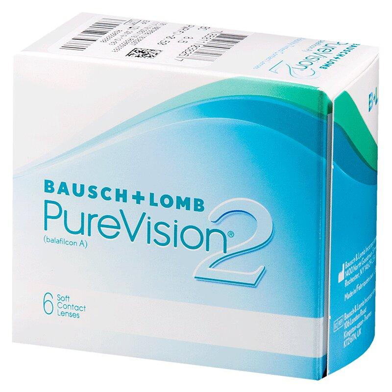 Линза контактная Pure Vision 2 BC=8,6 -0,50 6 шт