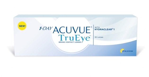 Линза контактная Acuvue 1-DAY TruEye BC=8,5 -1,00 90 шт
