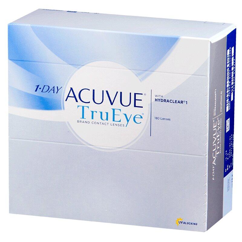Линза контактная Acuvue 1-DAY TruEye BC=8,5 -0,50 180 шт