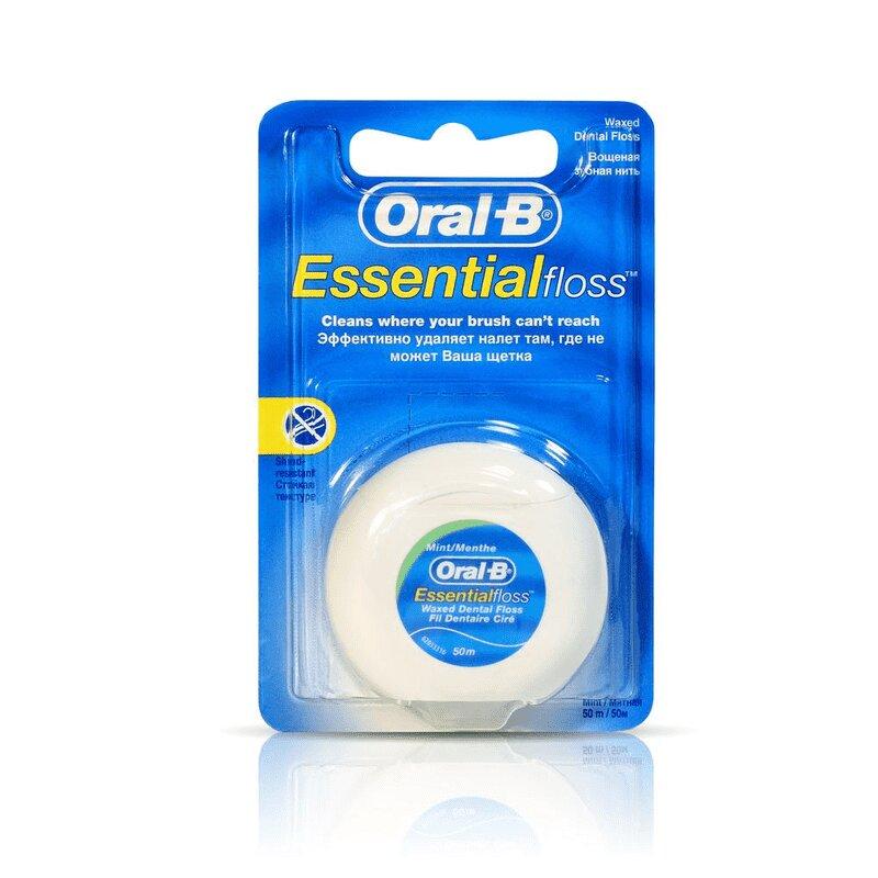 Oral-B Нить зубная Essential Floss Мята 50 м уп.1 шт