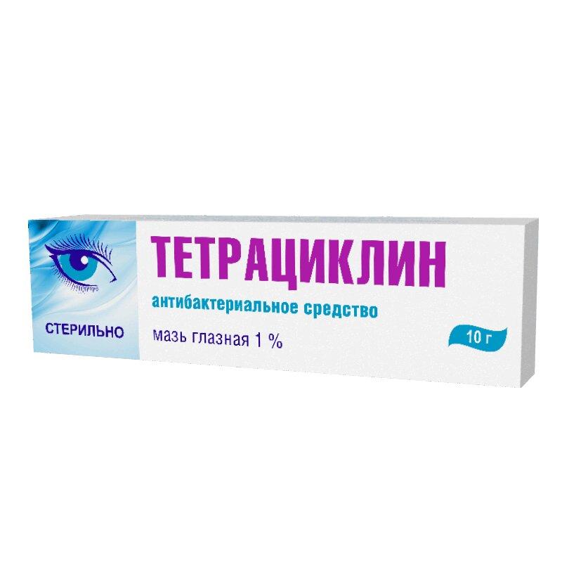 Тетрациклин мазь глазная 1% туба 10г