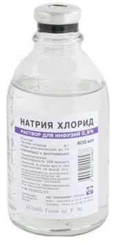 Натрия хлорид 0.9% р-р д/инфуз фл 400мл N1