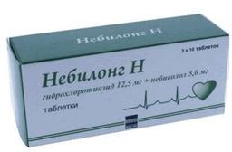 Небилонг Н таблетки 12,5 мг+5 мг 30 шт