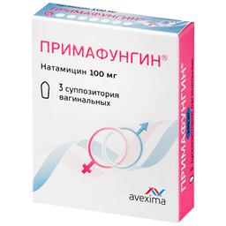 Примафунгин суппозитории вагинальные 100 мг 6 шт