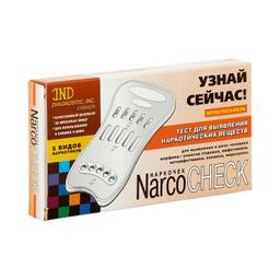 Тест NarcoCHEK мультипанель 5 видов наркотиков в слюне