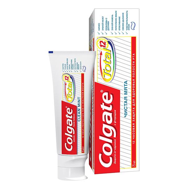 Зубная паста Colgate Тотал 12 Чистая мята 100 мл N1