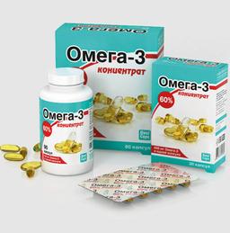 Омега-3 концентрат 60% капсулы 1400 мг