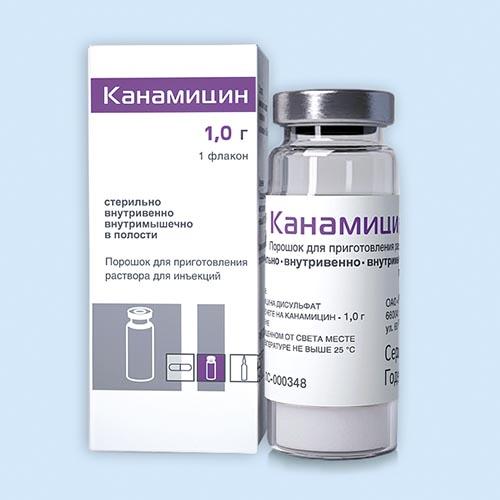 Канамицина сульфат порошок 1 г фл.1 шт