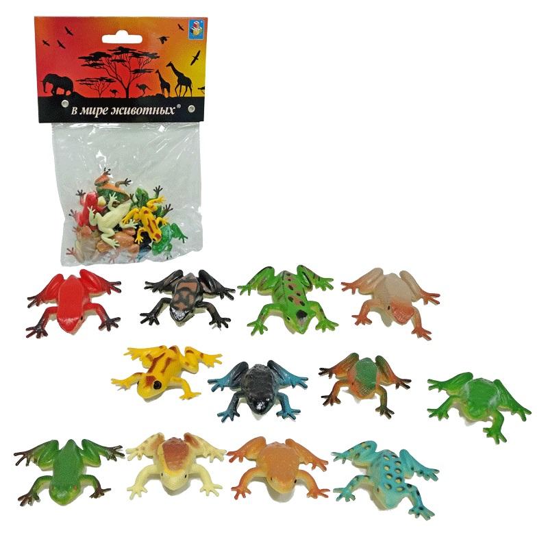 1 Toy В мире животных Набор игрушечных лягушек 5см №12