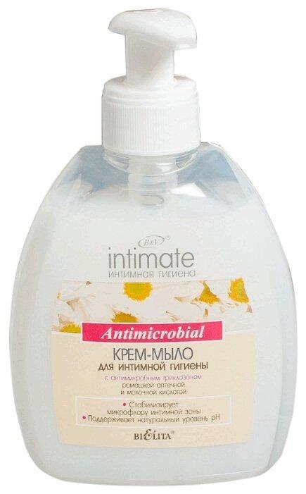 Белита Интимате Крем-мыло для интимной гигиены с антимикробным триклозаном 300 мл