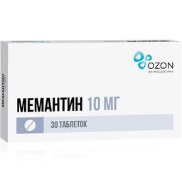 Мемантин таблетки 10 мг 30 шт