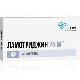 Ламотриджин таблетки 25 мг 30 шт