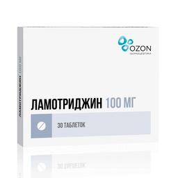 Ламотриджин таблетки 100 мг 30 шт