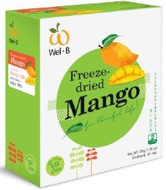 Wel-B Дольки фруктовые сублимированные Манго 30 г