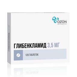 Глибенкламид таблетки 3,5 мг 120 шт