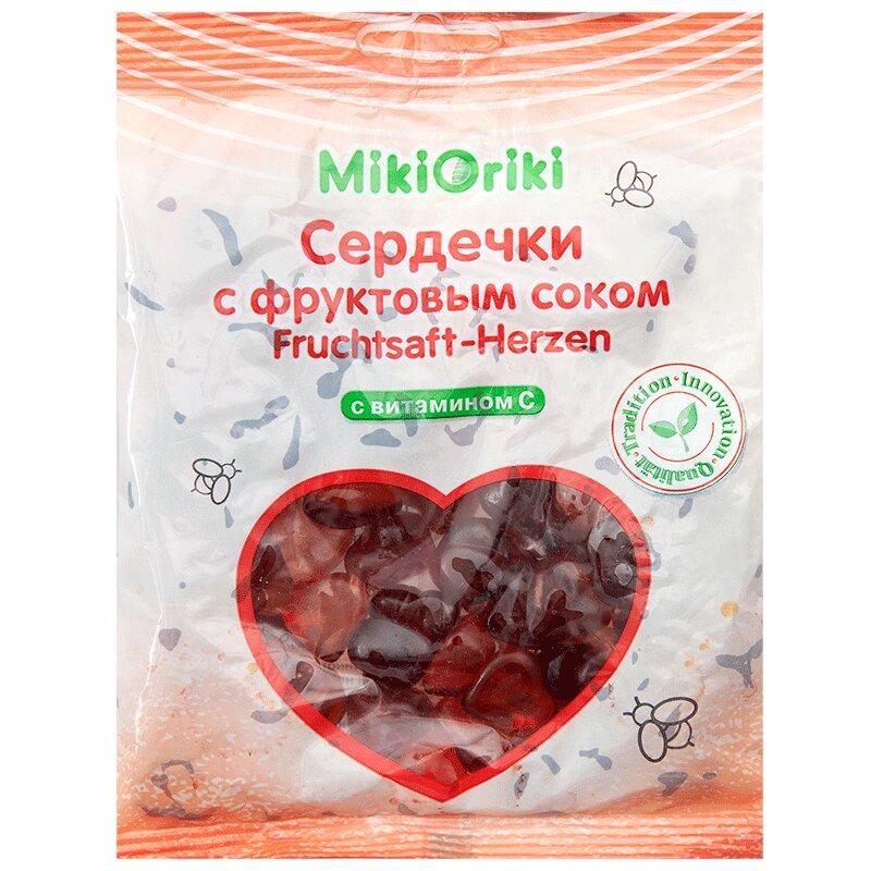 MIKIORIKI Сердечки мармеладные пастилки с фруктовым соком-Витамин С 200 г