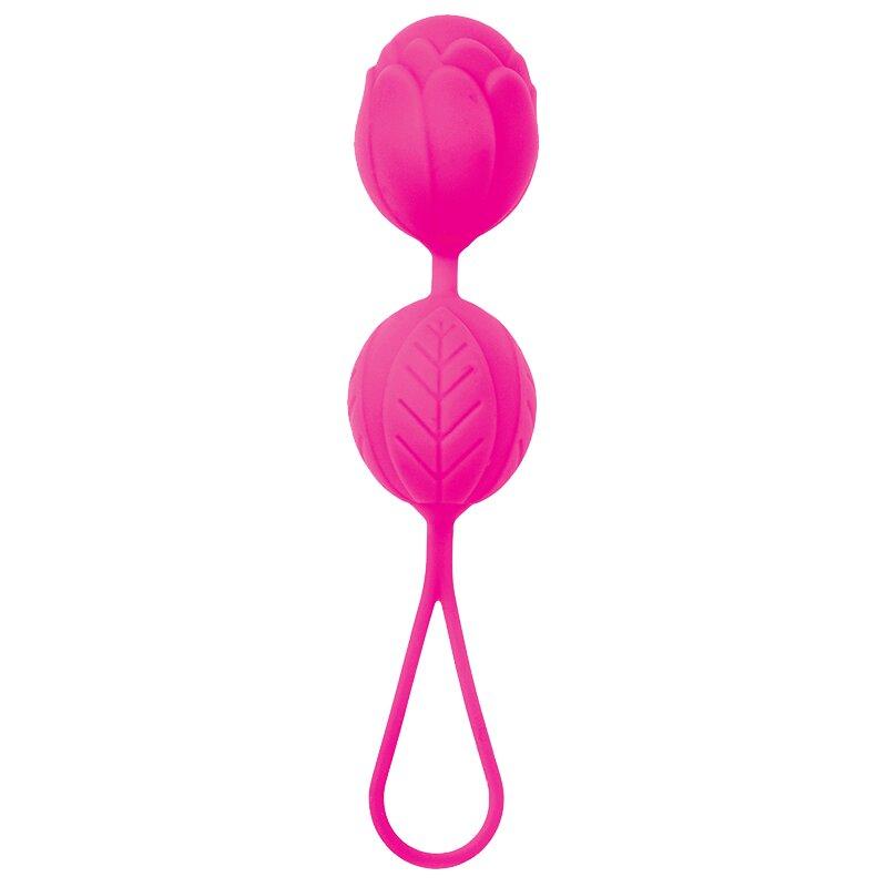 Toyfa A-toys Шарики вагинальные силикон розовые 3,5 см 15 см 2 шт