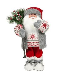 MaxiToys Дед Мороз в Свитере со Снежинкой 32 см