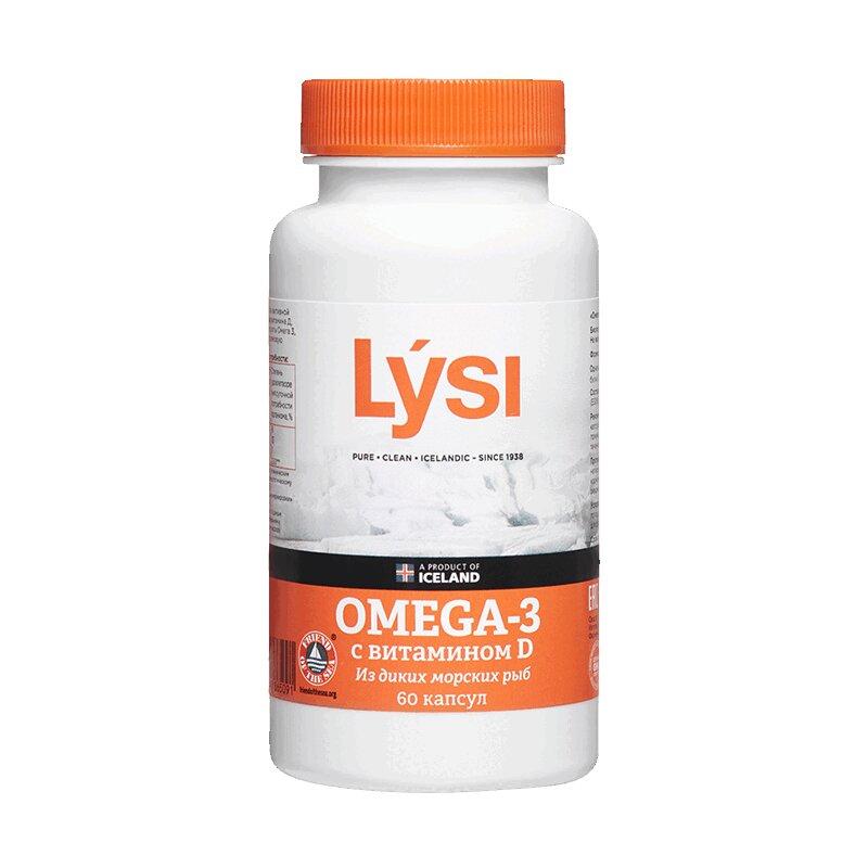 Lysi Омега-3 с витамином Д капсулы 500 мг 60 шт