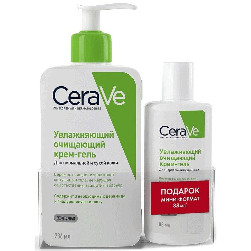 CeraVe Набор (гель очищающий для нормальной и жирной кожи 236 мл+гель д/нормальной и жирной кожи 88 мл)