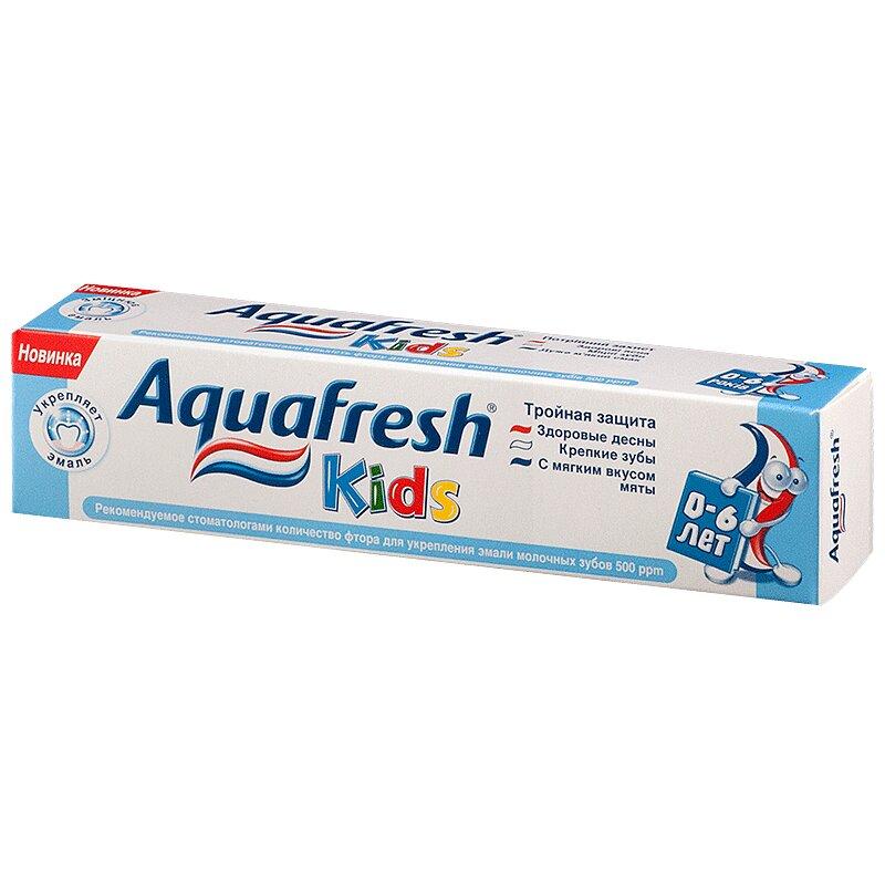 Зубная паста Aquafresh Кидс для детей до 6лет 50 мл