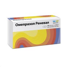 Омепразол капсулы 20 мг 30 шт Renewal