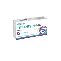 Тизанидин-СЗ таблетки 4 мг 30 шт
