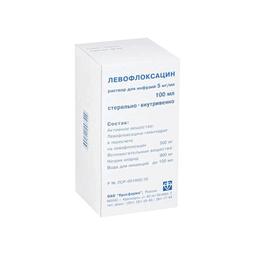Левофлоксацин раствор 5 мг/ мл 100 мл бут