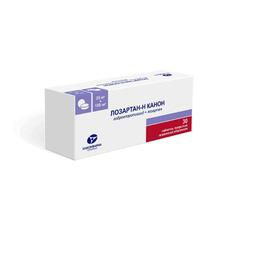 Лозартан-Н Канон таблетки 25 мг+100 мг 30 шт