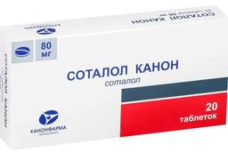 Соталол Канон таблетки 80 мг 20 шт