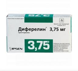 Диферелин лиофилизат 3,75 мг фл.1 шт