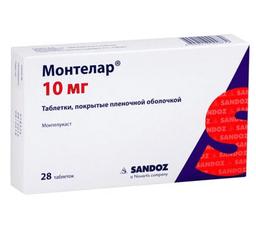 Монтелар таблетки 10 мг 28 шт