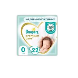 Pampers Премиум Кэа Подгузники р.0 (1-2,5 кг/1,5-2,5 кг) 22 шт