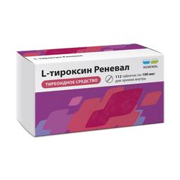 L-тироксин Renewal таблетки 100мкг 112 шт