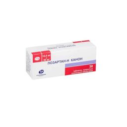 Лозартан-Н Канон таблетки 12,5 мг+50 мг 30 шт
