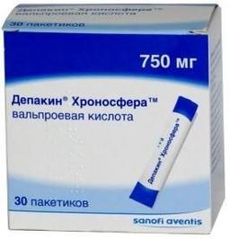 Депакин Хроносфера гранулы 750 мг пак.30 шт