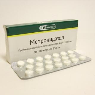 Метронидазол тб 250 мг N20