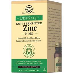 Solgar Цинк 25 мг в ферментированной культуре Коджи капсулы 30 шт