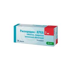 Рисперидон-КРКА таблетки 1 мг 20 шт