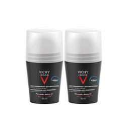 Vichy Ом Набор мужской дезодорант-ролик для чувств.кожи 48ч 50 мл 2 шт скидка 50% на второй продукт