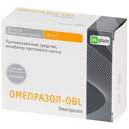 Омепразол-OBL капсулы 20 мг 28 шт