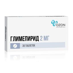 Глимепирид таб.2 мг 30 шт