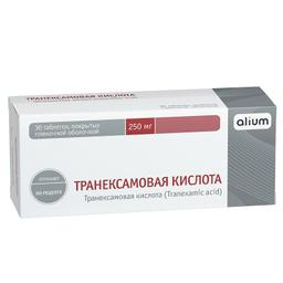 Транексамовая кислота таб.п.п.о.250 мг 30 шт